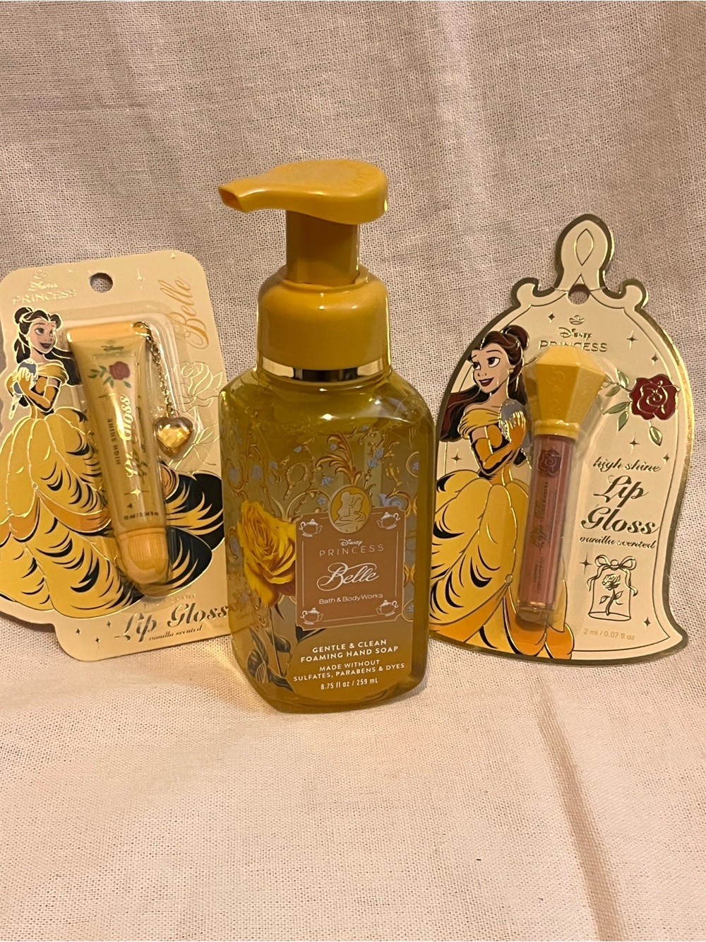 Bath & Body Works Disney Princess Belle Foaming Hand Soap Bundle